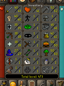 OSRS Multi-Character Account | 3 Characters on 1 Gmail | Combat Lvl 46 & 2x 48 | 1 QP Each | Total Levels: 464, 473, 473